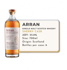 Arran Sherry cask 55,8%