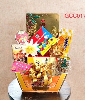 Giỏ Quà Tết Hạnh Phúc GCC017