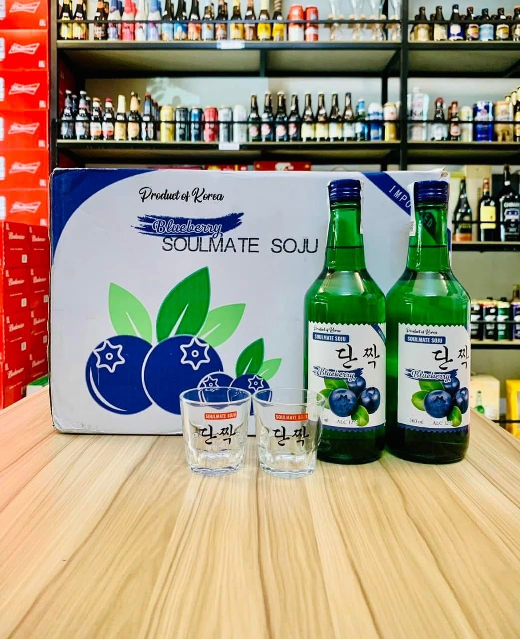 Soju Hàn Quốc Soulmate 360ml