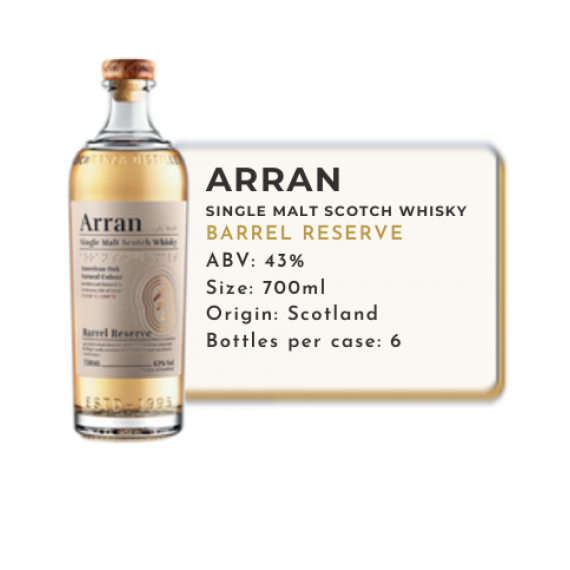 Arran barrel Reserve 700 ml 43%
