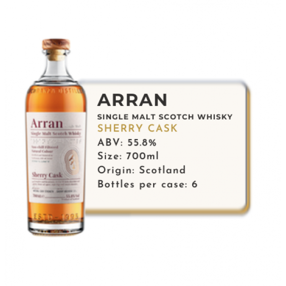 Arran Sherry cask 55,8%