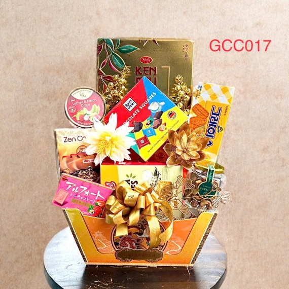 Giỏ Quà Tết Hạnh Phúc GCC017
