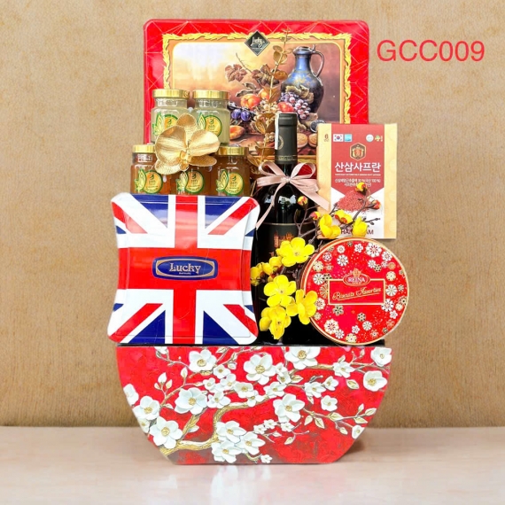 Giỏ Quà Tết Phát Lộc GCC009