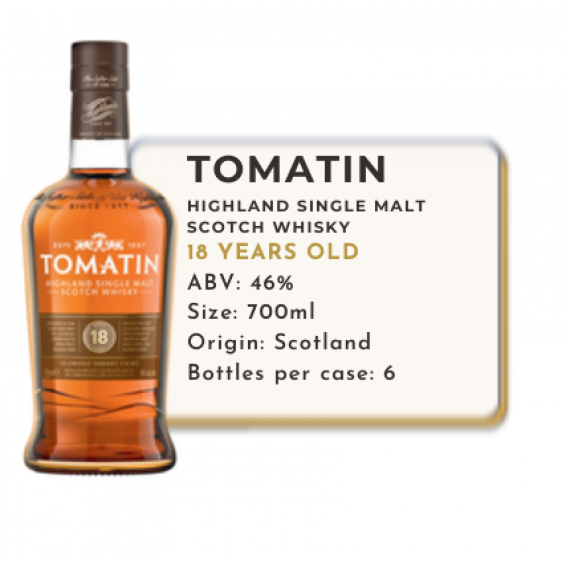 Tomatin 18 YEAR OLD 700ml